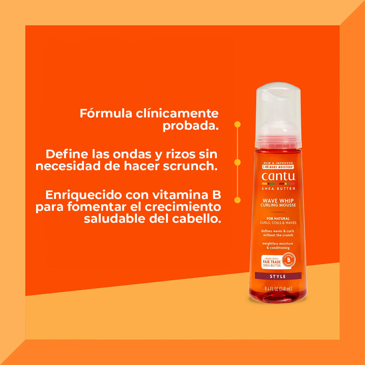Cantu Wave Whip Curling Mousse