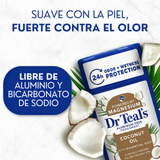 Dr Teal’s Desodorante sin Aluminio con Aceite de Coco