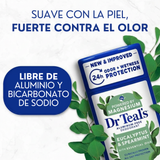 Dr Teal’s Desodorante Sin Aluminio con Eucalipto