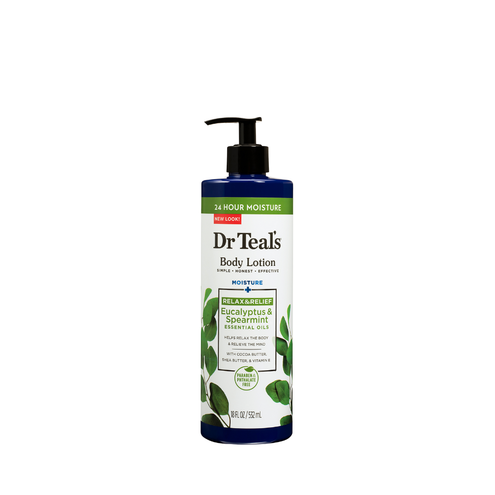 Dr Teal’s Loción Corporal Hidratante con Eucalipto y Hierbabuena