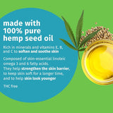HEMPZ Crema Hidratante corporal batida a base de hierbas de triple hidratación 8.5 FL OZ
